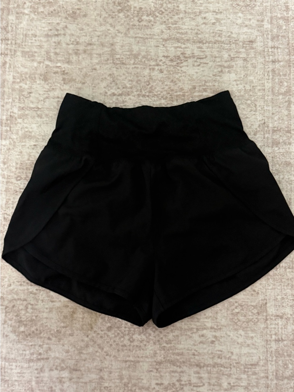 Zenana Outfitters Black High-Rise Athletic Shorts